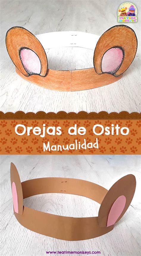 orejas de osito manual.